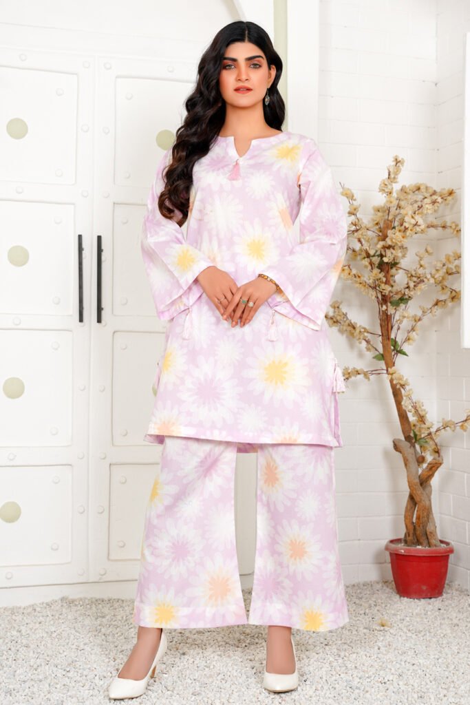 Lilac Floral 2 Pieces