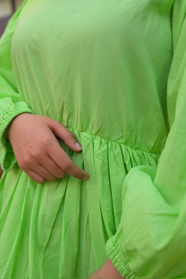Neon Green Long Dress - Image 7