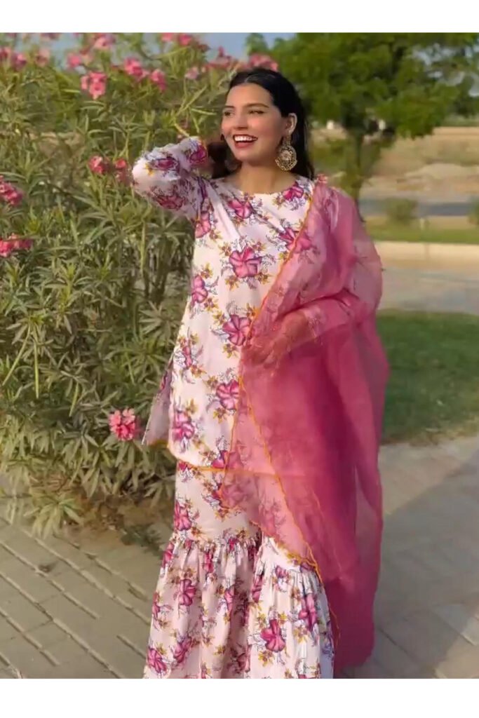 Flower Folly Gharara Set