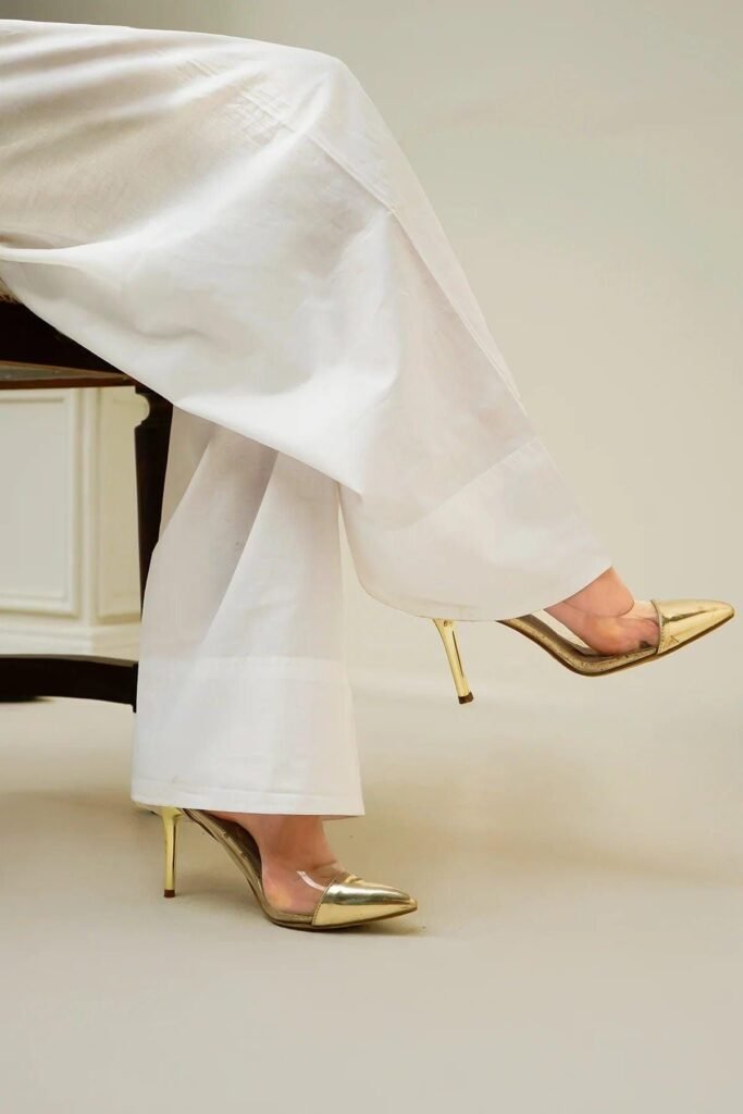 White farshi shalwar only