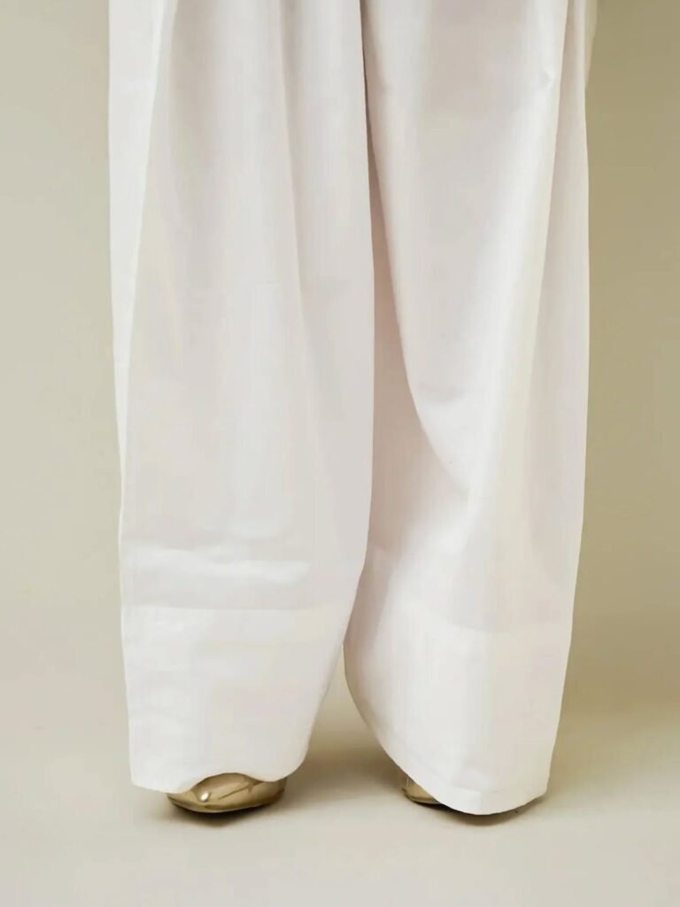 White farshi shalwar only
